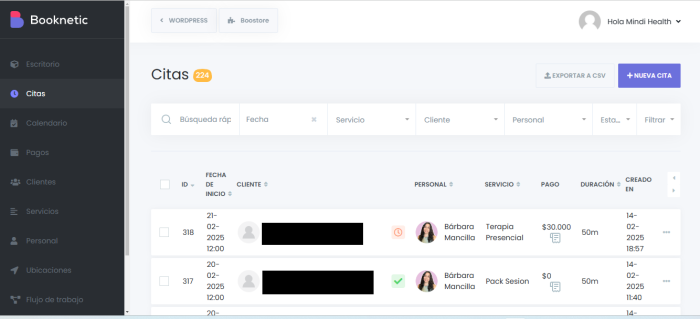 Sitio Web con Sistema de Agendamiento - Imagen 2